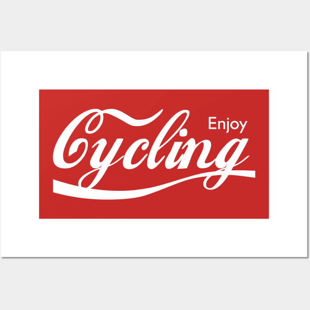 Enjoy Cycling Wall Art by inkstyl